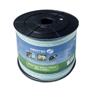 Poly Tape Mix 5 – 12mm, 200m/400m Roll - 200m