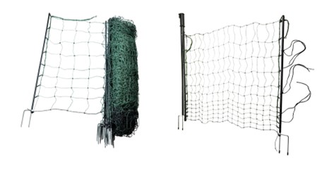 Poultry, and Sheep and Goat Netting with Reinforced Heavy-Duty Posts